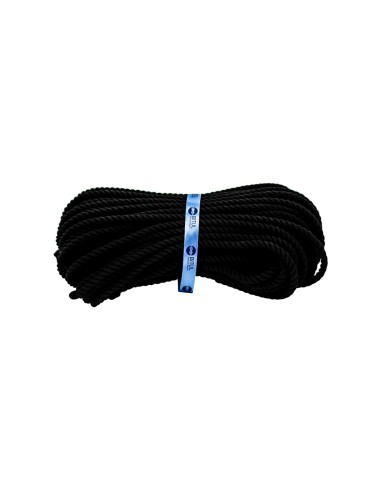 Black cotton rope 10 mm 50 m