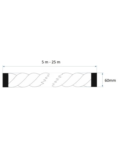 Cuerda de yute 60 mm