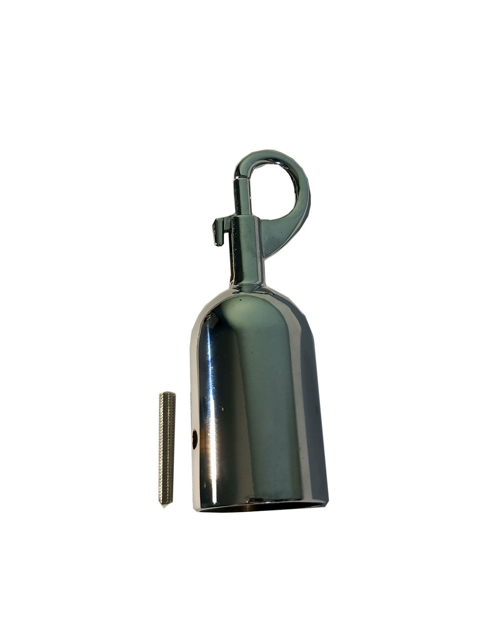 End cap for rope Ø30 mm with snap hook