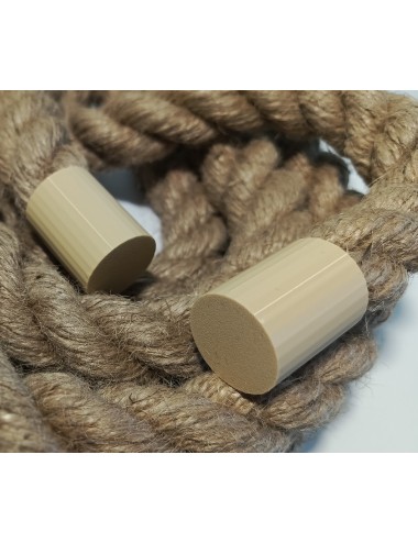 Embout de corde 30 mm, beige