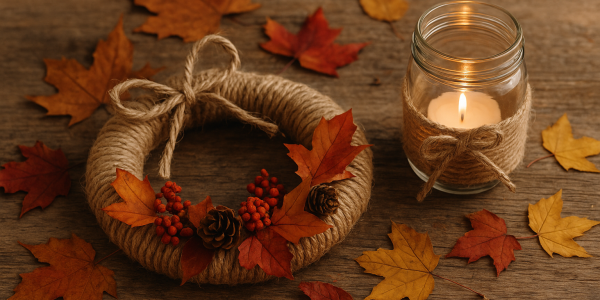 How to Use Jute Rope for Autumn Decorations